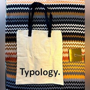 NWOT Typology Zip Canvas Bag